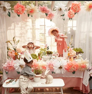 Rose Blossom Garland | Easter | Mothers Day | Bridal Shower | Baby Shower | Birthday Decor